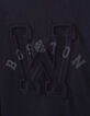 Boys’ navy two-tone T-shirt with embossed XL letter-4