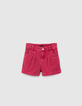 Shorts vaqueros rosa fucsia niña-3