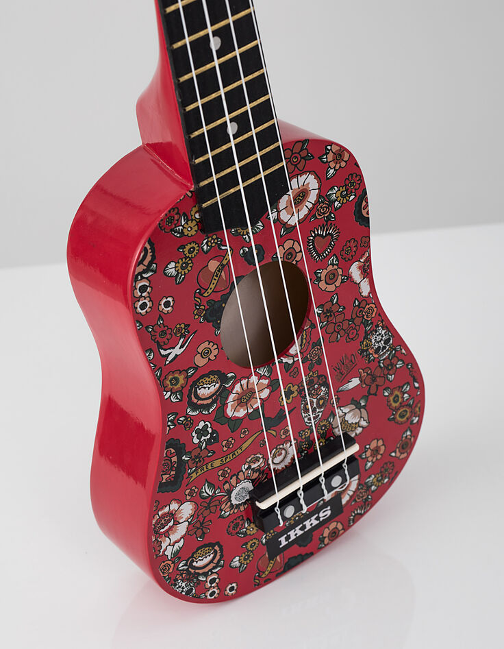 Girls' red ukulele-2