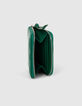 Portefeuille 1440 mini Compagnon cuir vert Femme-3