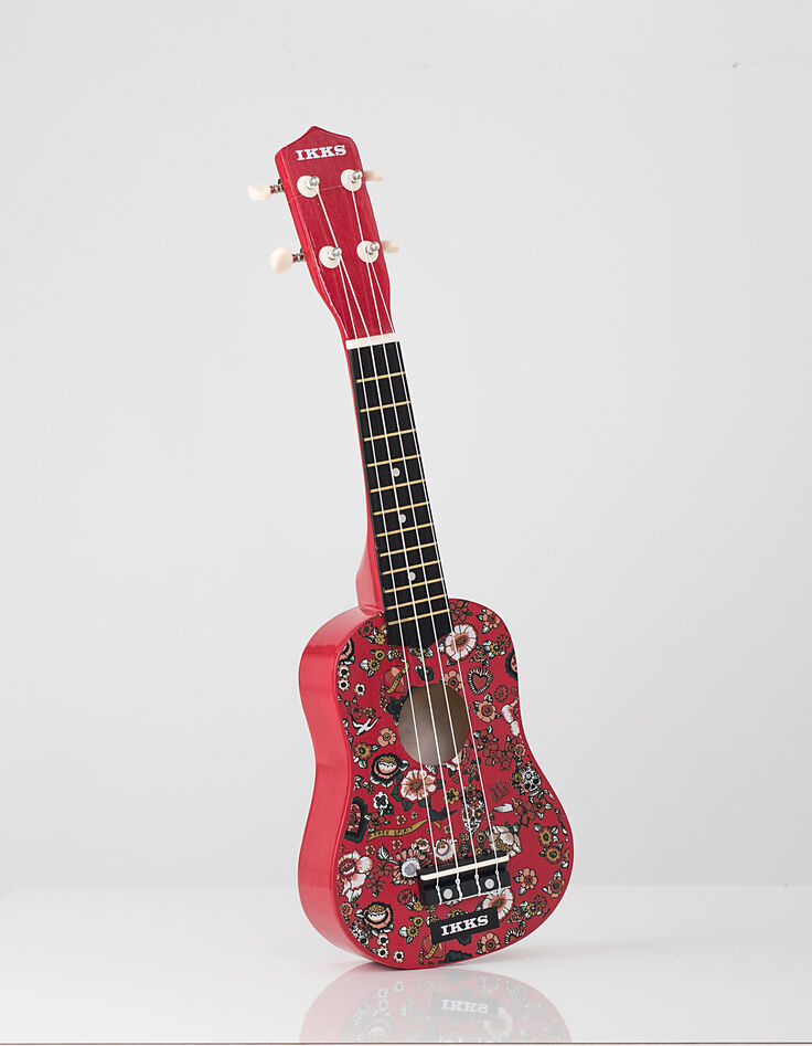 Girls' red ukulele-1