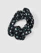 Girl's black leopard print chouchou-foulchie-4