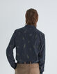 Men’s black Pure Edition - SLIM shirt with lightning print-3