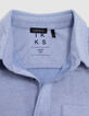 Boy's blue denim-effect knit shirt-7