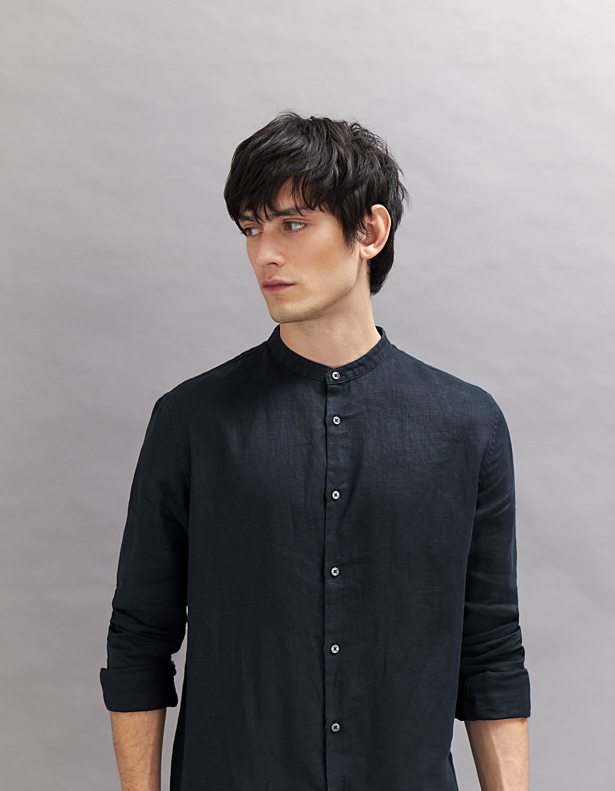 Mandarin sale dress shirt