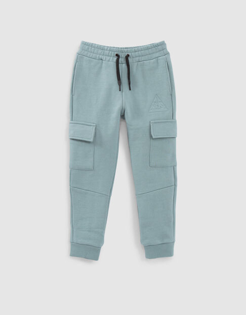 Boys’ green COMBAT joggers - IKKS