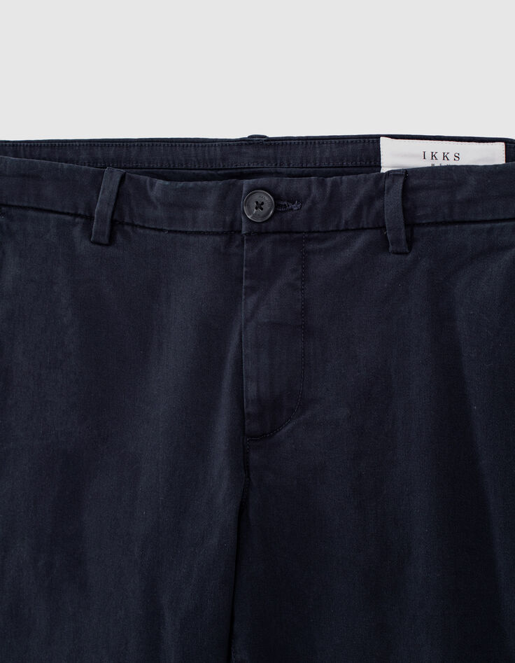 Pantalon chino SLIM bleu marine Homme-5