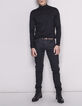 Pull noir homme-2