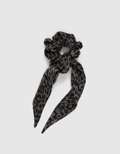 Scrunchie caqui estampado leopardo rock niña - IKKS