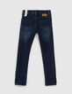Boys’ rinse skinny jeans with badge-3