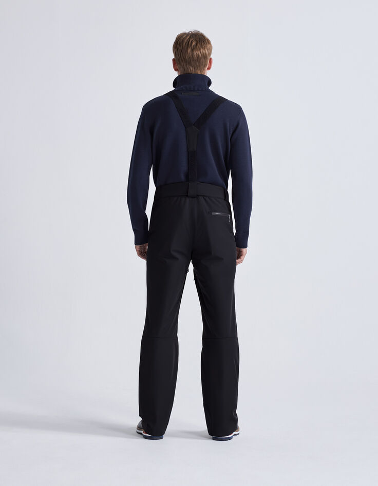 Pantalón de esquí negro tirantes IKKS x DUVILLARD hombre-4