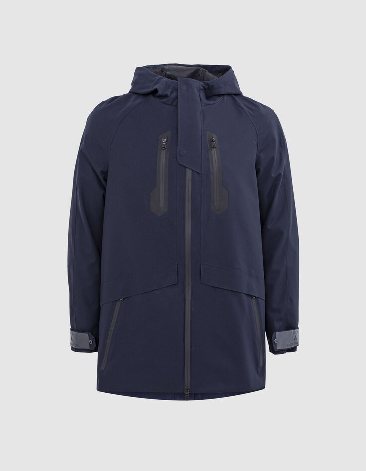 Parka marine IKKS x INVENTIVE CITI Homme-1