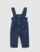 Baby girls’ denim dungarees & T-shirt outfit-6