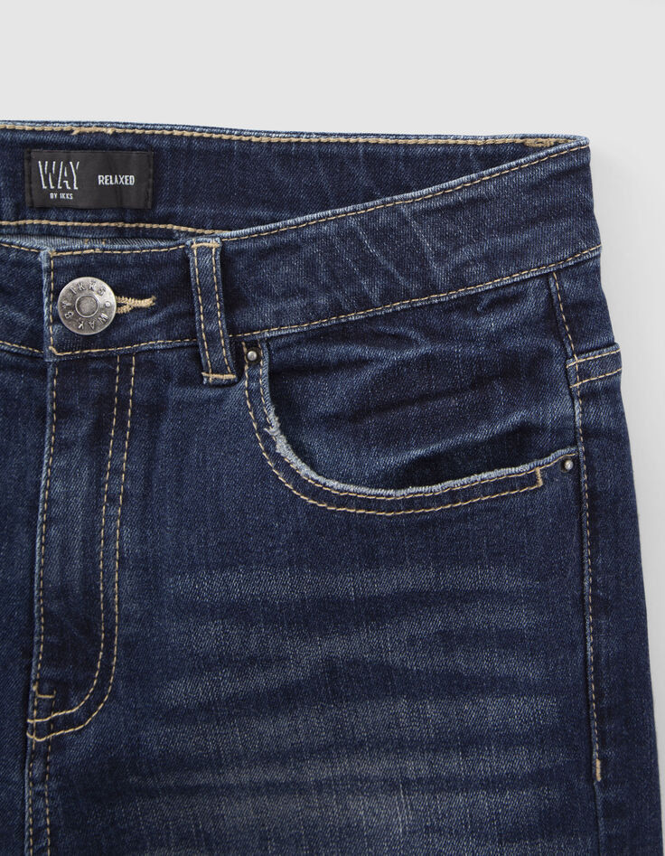 Blauwe RELAXED jeans jongens-6