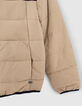 Boys’ navy, camel and red reversible padded jacket-6