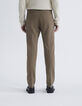 Men’s cappuccino Manteco® Pure Edition suit trousers-3