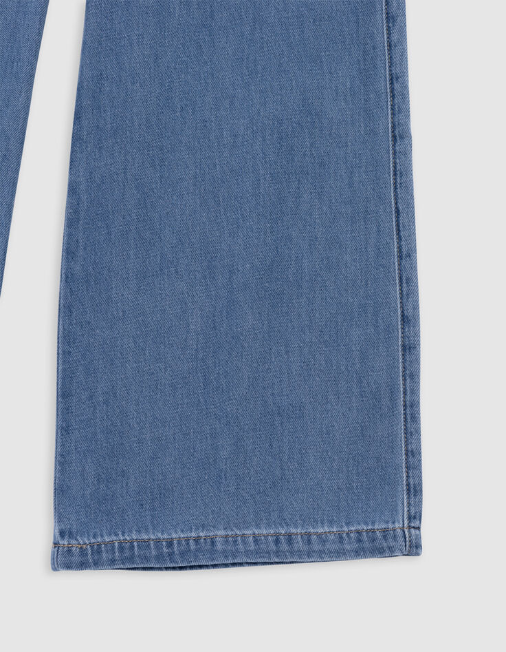 Girl's LARGE blue waterless jeans-5