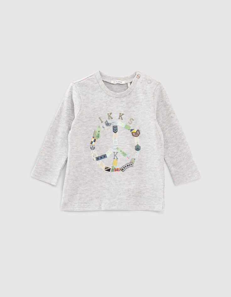 Shirt mit Pilotenmotiven und -patches für Babyjungen -1