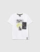 Boys’ white T-shirt with lenticular JURASSIC WORLD image-5