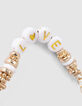 Girls’ gold-tone chain bracelets with beads-4