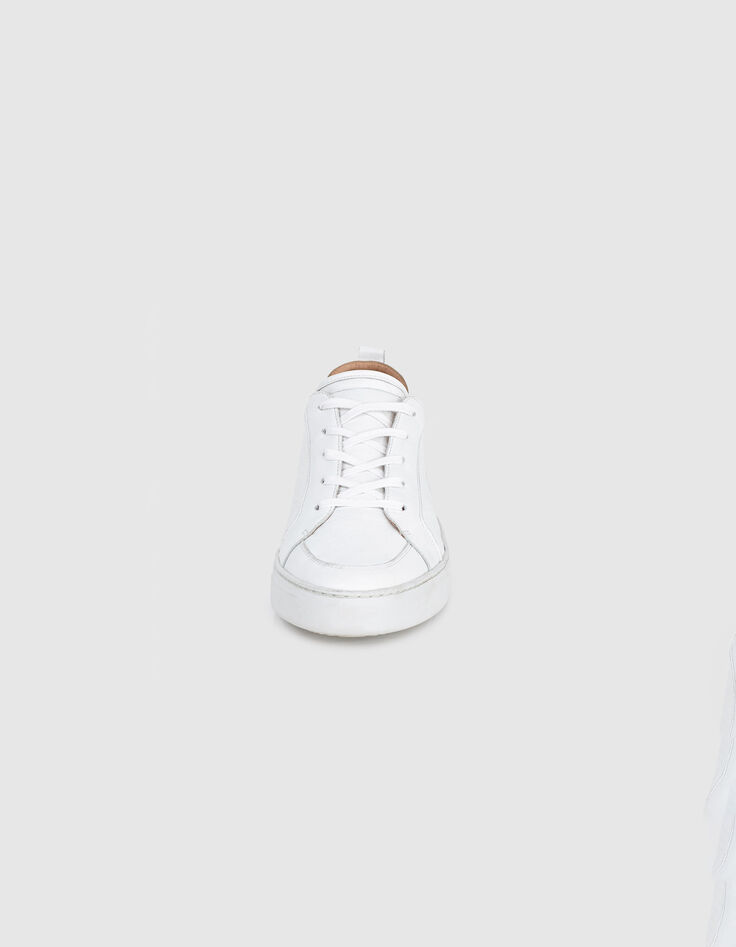 Sneakers blanches en cuir Homme-2