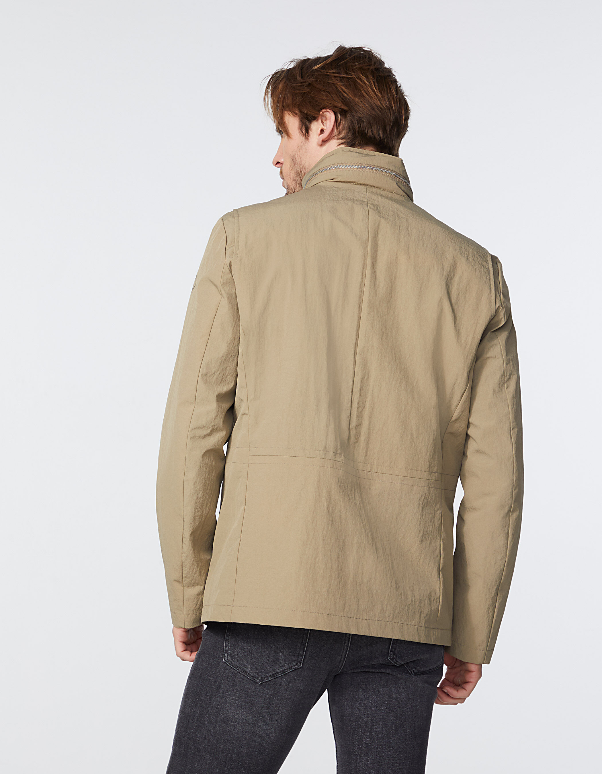 Mens 100% Linen Safari Jacket British Style Retro Business Dress Slim Coat  S-4XL | eBay