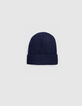 Boys' navy knit cap with gum logo-3