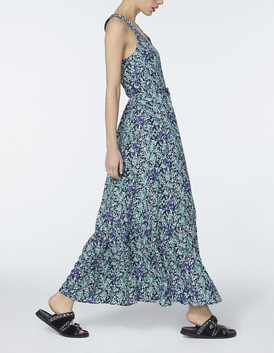 Robe longue en viscose imprimé Sea Flowers - IKKS