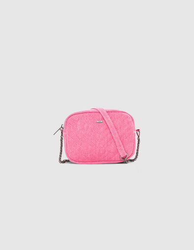 Sac à main rose matelassage cœurs fille - IKKS