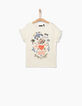 Girls’ off-white THINK POSITIVE T-shirt-2