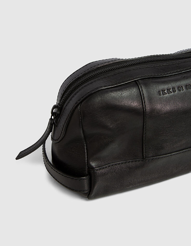 Men's black wash bag-2