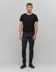 Men's black jeans-1