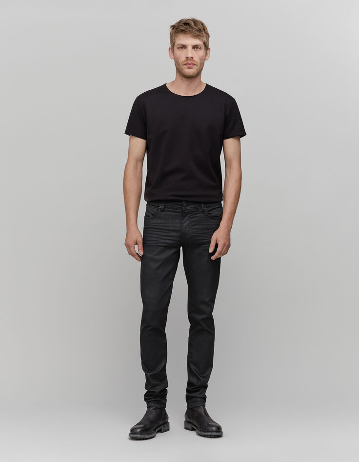 Schwarze Herrenjeans-1