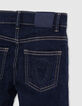 Unwashed SLIM jeans met badge en borduursel jongens-7