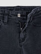 Girls' dark grey FLARE jeans-9