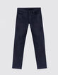 Marineblaue SLIM-Herrenjeans-6