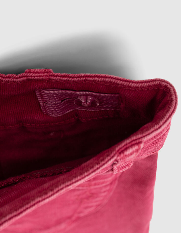 Shorts vaqueros rosa fucsia niña-7