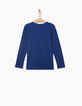 Girls' blue T-shirt-5