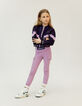 Lilac battle spirit leggings for girls-1