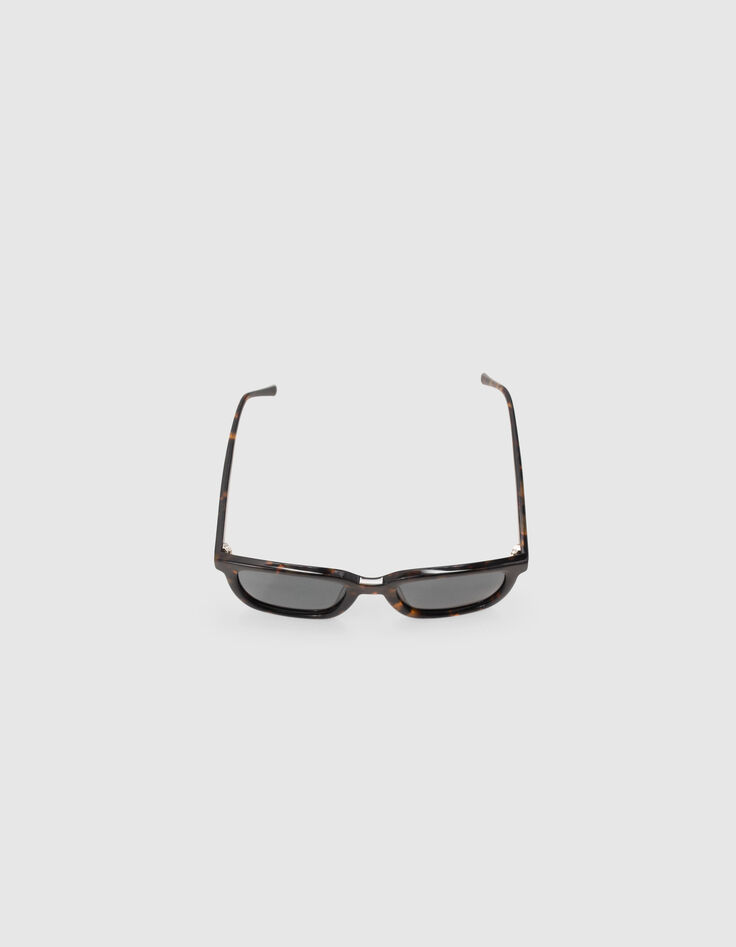 Men’s tortoiseshell rectangular sunglasses-3