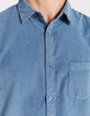 Camisa SLIM glacier pana fina Hombre-2