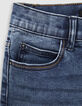 Boys’ blue SLIM jeans with print-5