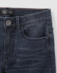 Boys’ blue SLIM jeans with placed distressing-5