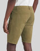 Bermuda chino TAPERED kaki Homme-5