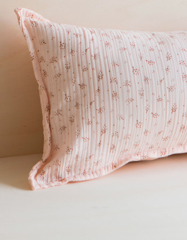 Coussin rose gaze de coton biologique GABRIELLE PARIS-3