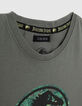 Khaki Jungen-T-Shirt mit gummiertem JURASSIC PARK Logo-7