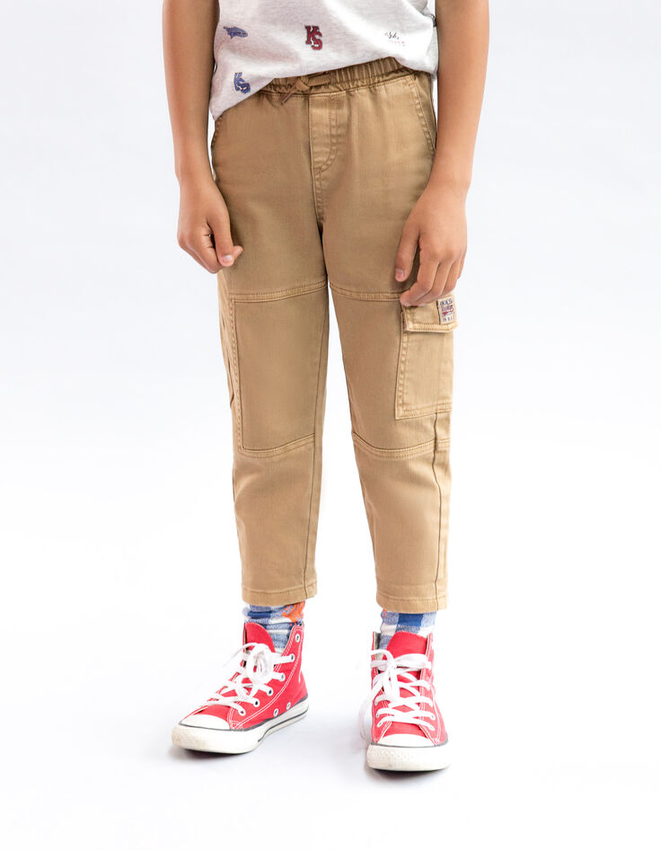 Boys’ camel COMBAT joggers-2