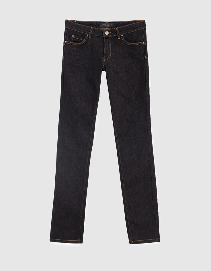 Women's black slim jeans-6