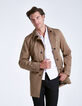 Trench beige foncé à pressions Homme-2