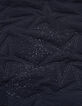 Abrigo reversible sherpa estrellas nailon azul marino niña-8